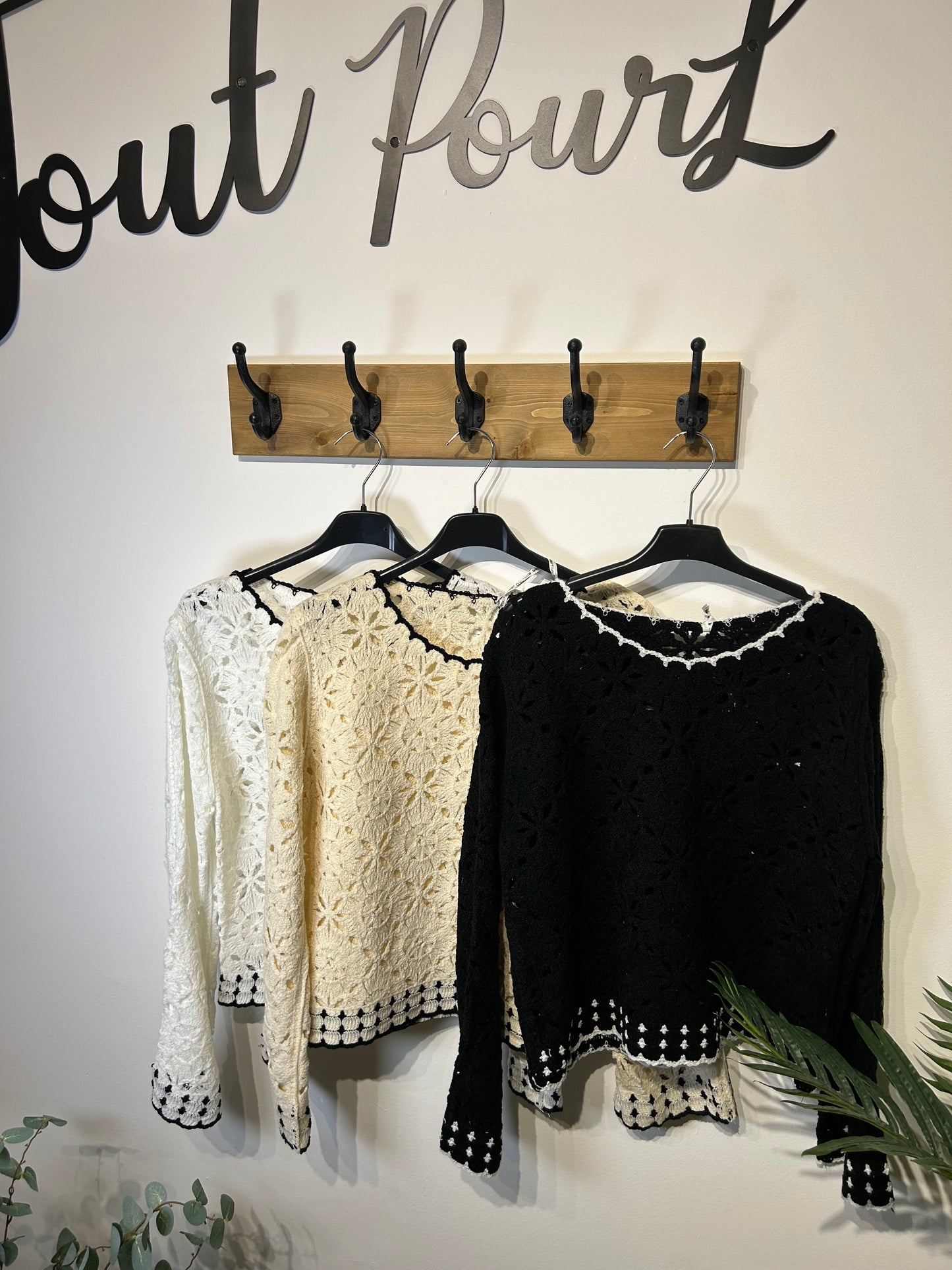 Pull crochet Léna
