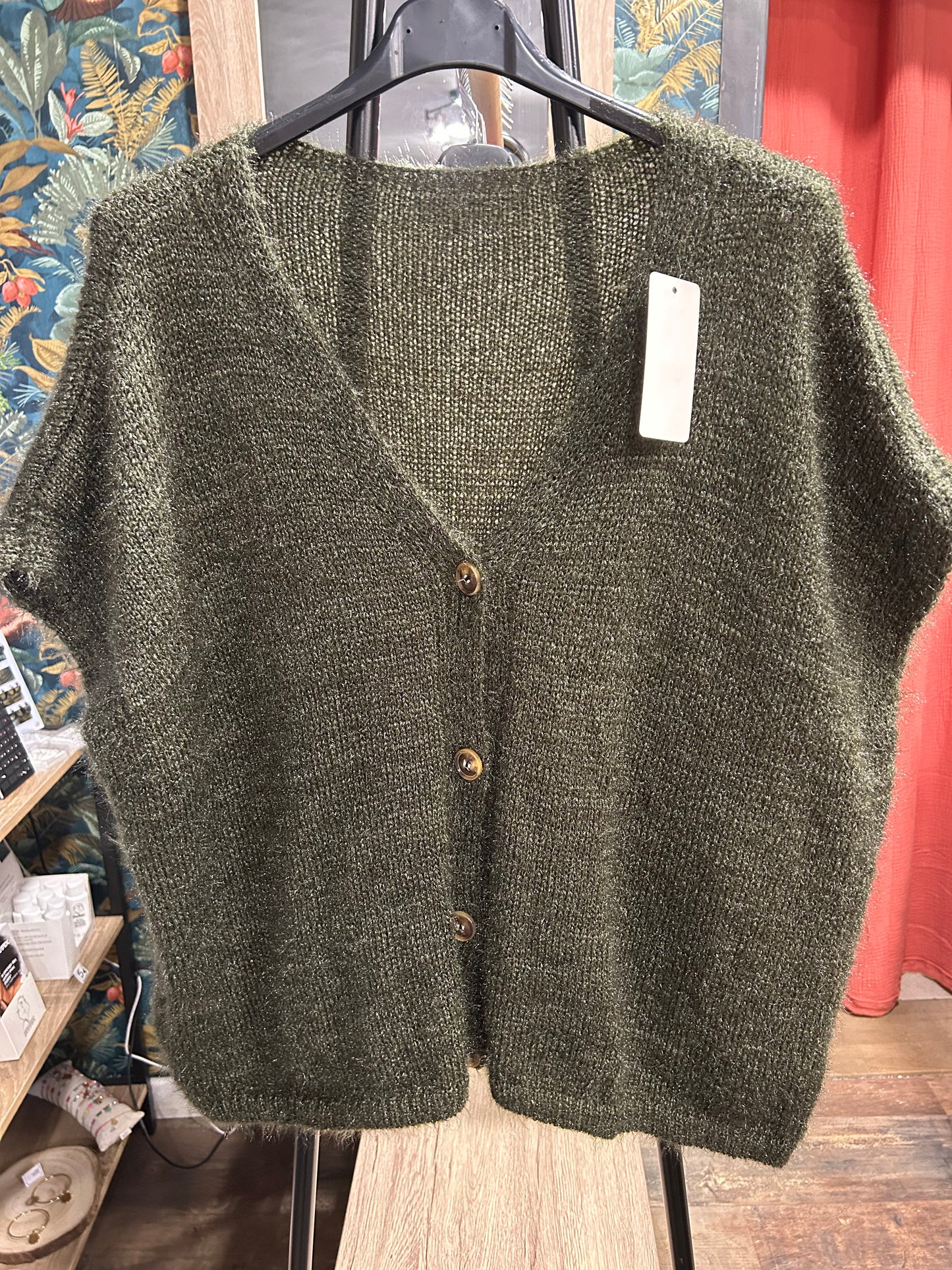 Gilet avec manchette